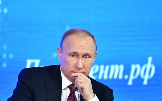 President Vladimir Putin’s 12th annual news conference