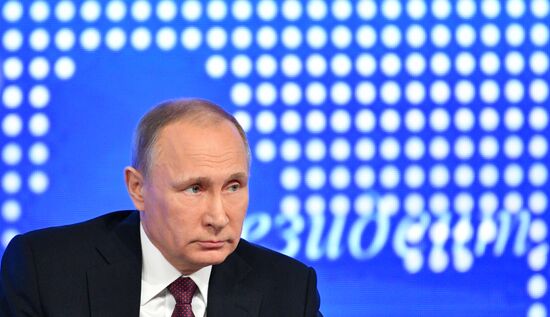 President Vladimir Putin’s 12th annual news conference