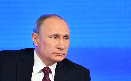 President Vladimir Putin’s 12th annual news conference