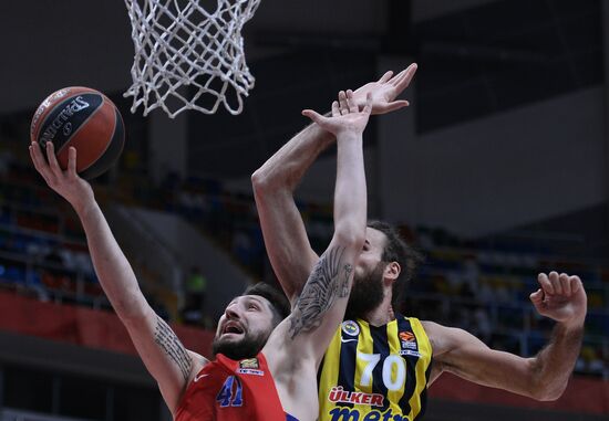 Basketball. Euroleague. CSKA vs. Fenerbahce