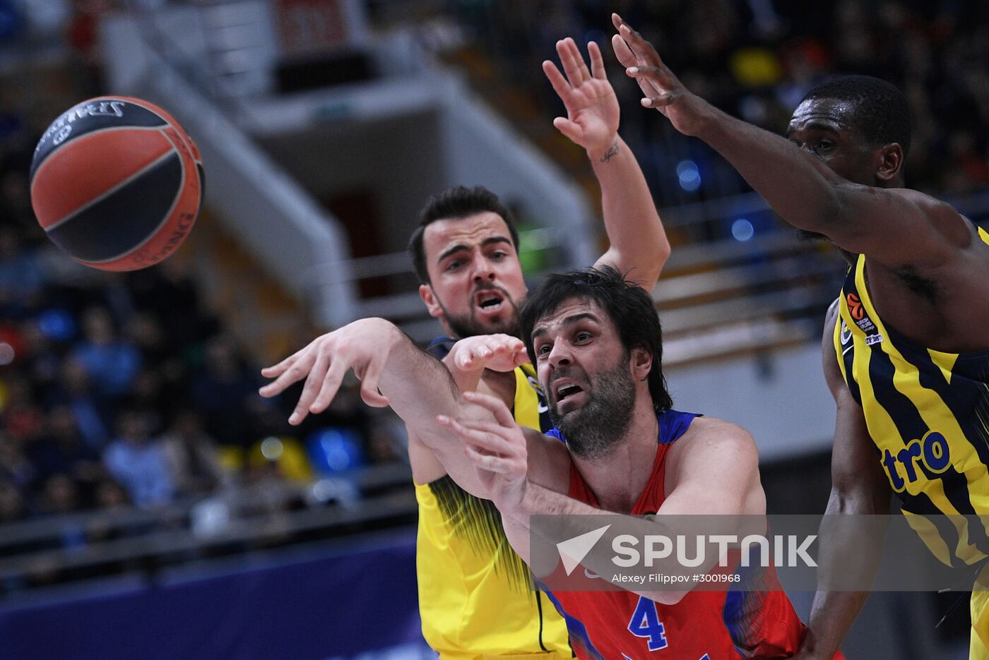 Basketball. Euroleague. CSKA vs. Fenerbahce