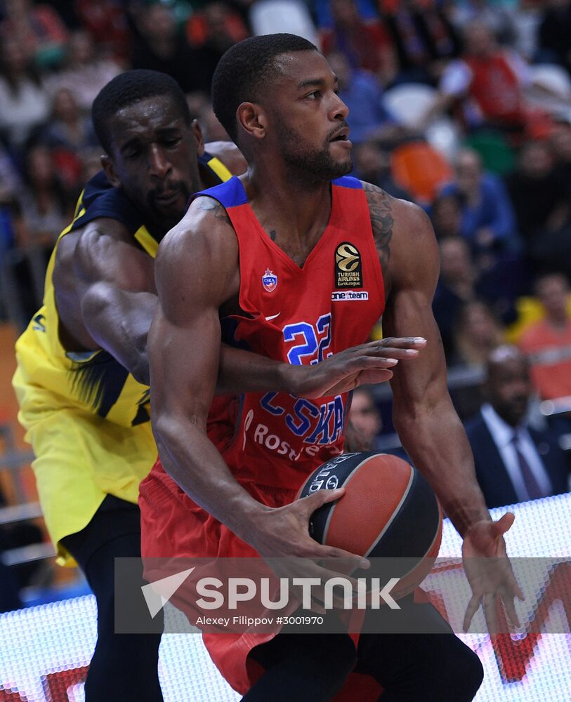 Basketball. Euroleague. CSKA vs. Fenerbahce