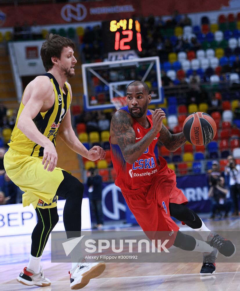 Basketball. Euroleague. CSKA vs. Fenerbahce