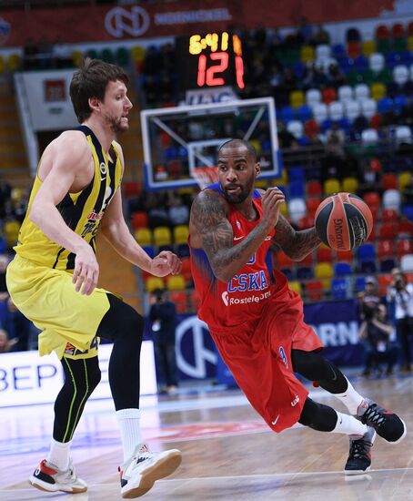 Basketball. Euroleague. CSKA vs. Fenerbahce