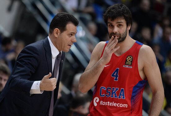Basketball. Euroleague. CSKA vs. Fenerbahce