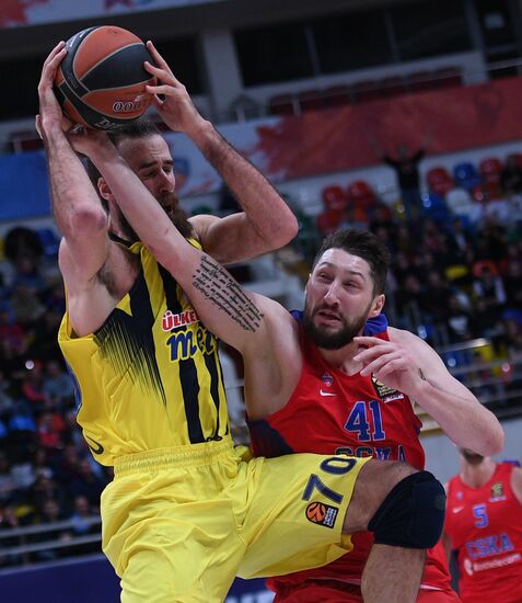 Basketball. Euroleague. CSKA vs. Fenerbahce