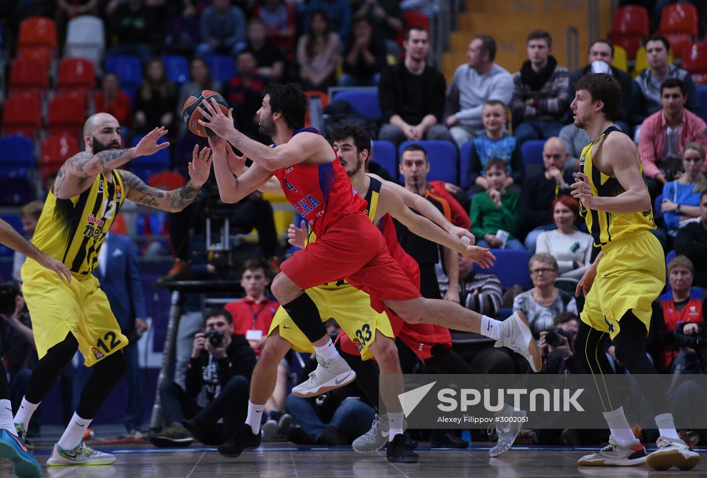 Basketball. Euroleague. CSKA vs. Fenerbahce
