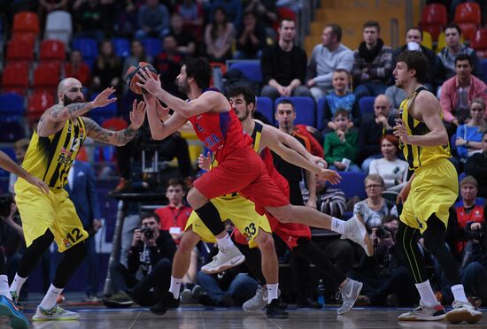 Basketball. Euroleague. CSKA vs. Fenerbahce