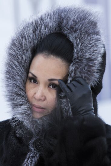 Abnormal frosts in Tomsk