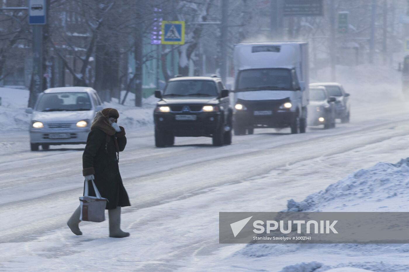 Abnormal frosts in Tomsk