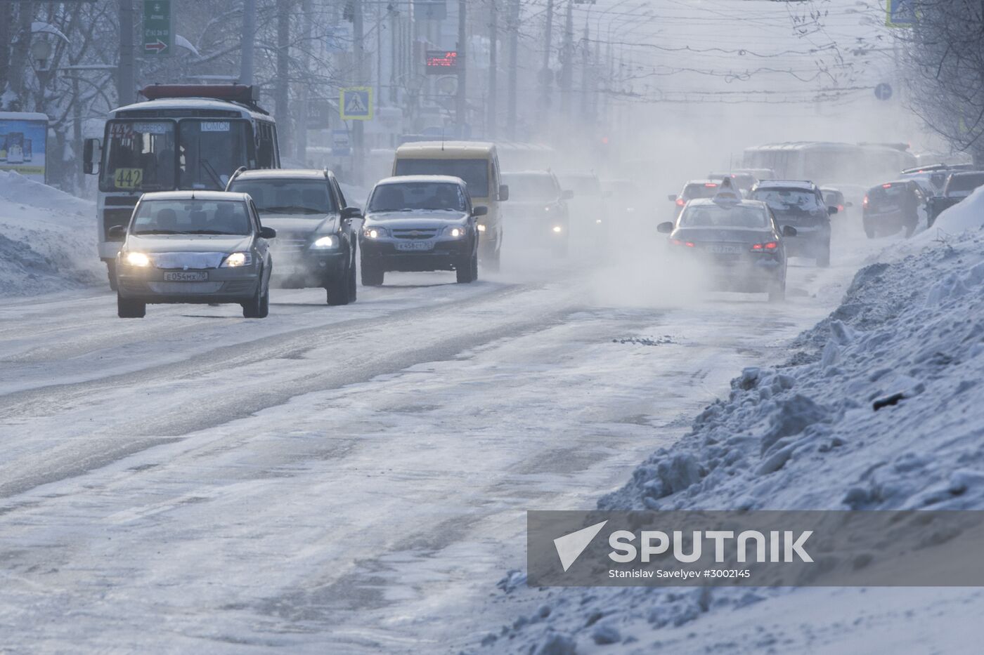 Abnormal frosts in Tomsk