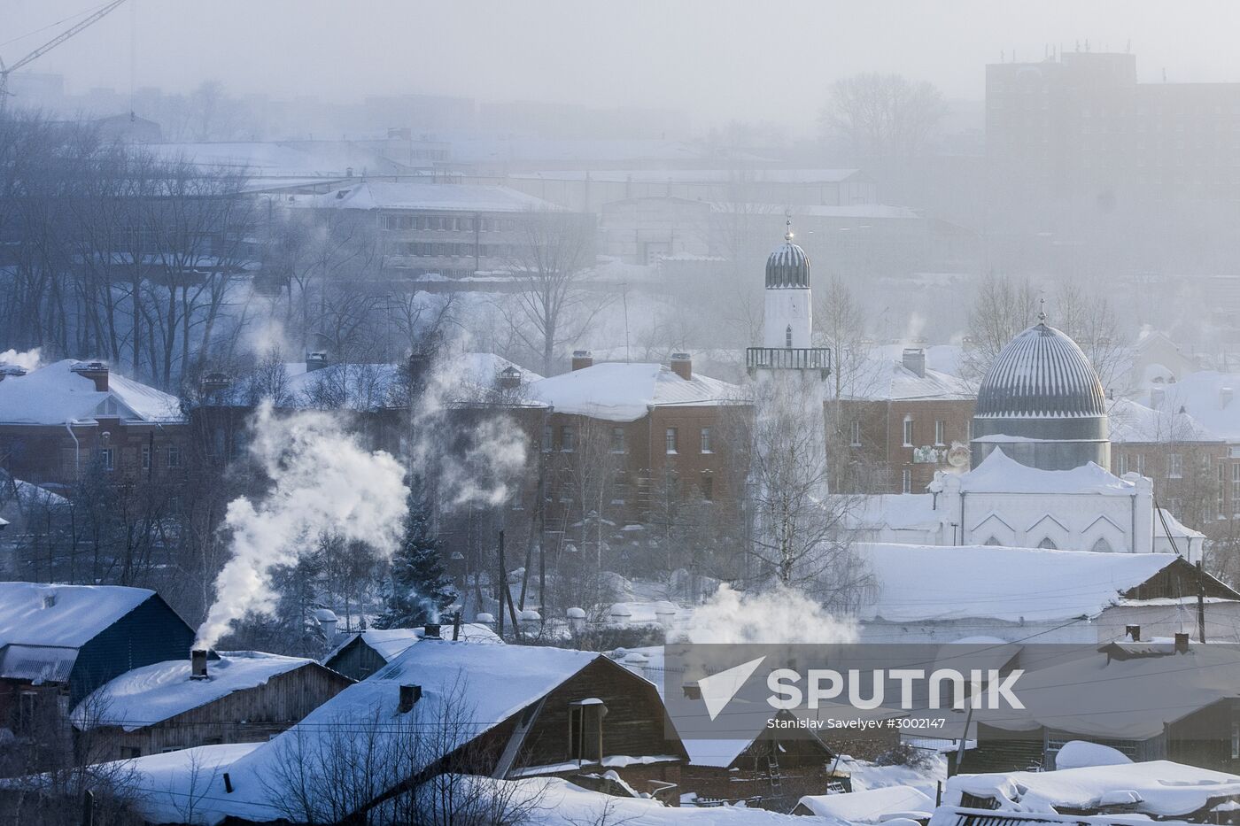 Abnormal frosts in Tomsk