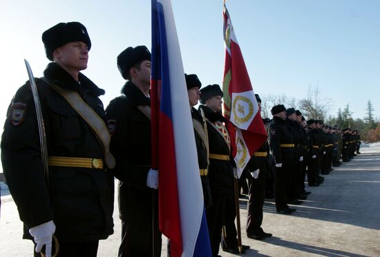 National Guard Troops take oath of enlistment in Crimea
