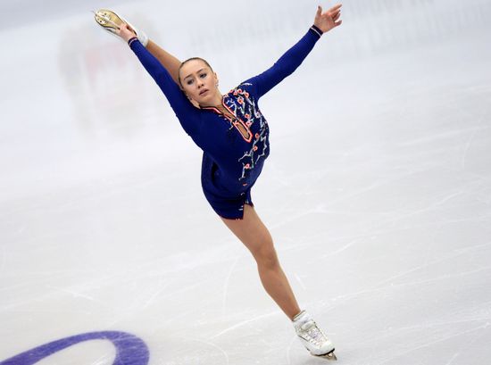 Russian Figure Skating Championships. Women's free skating