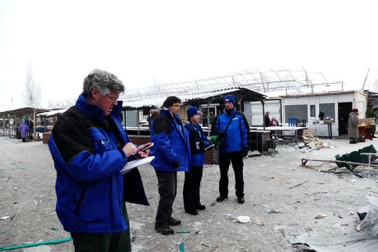 Aftermath of Debaltseve shelling in Donetsk Region