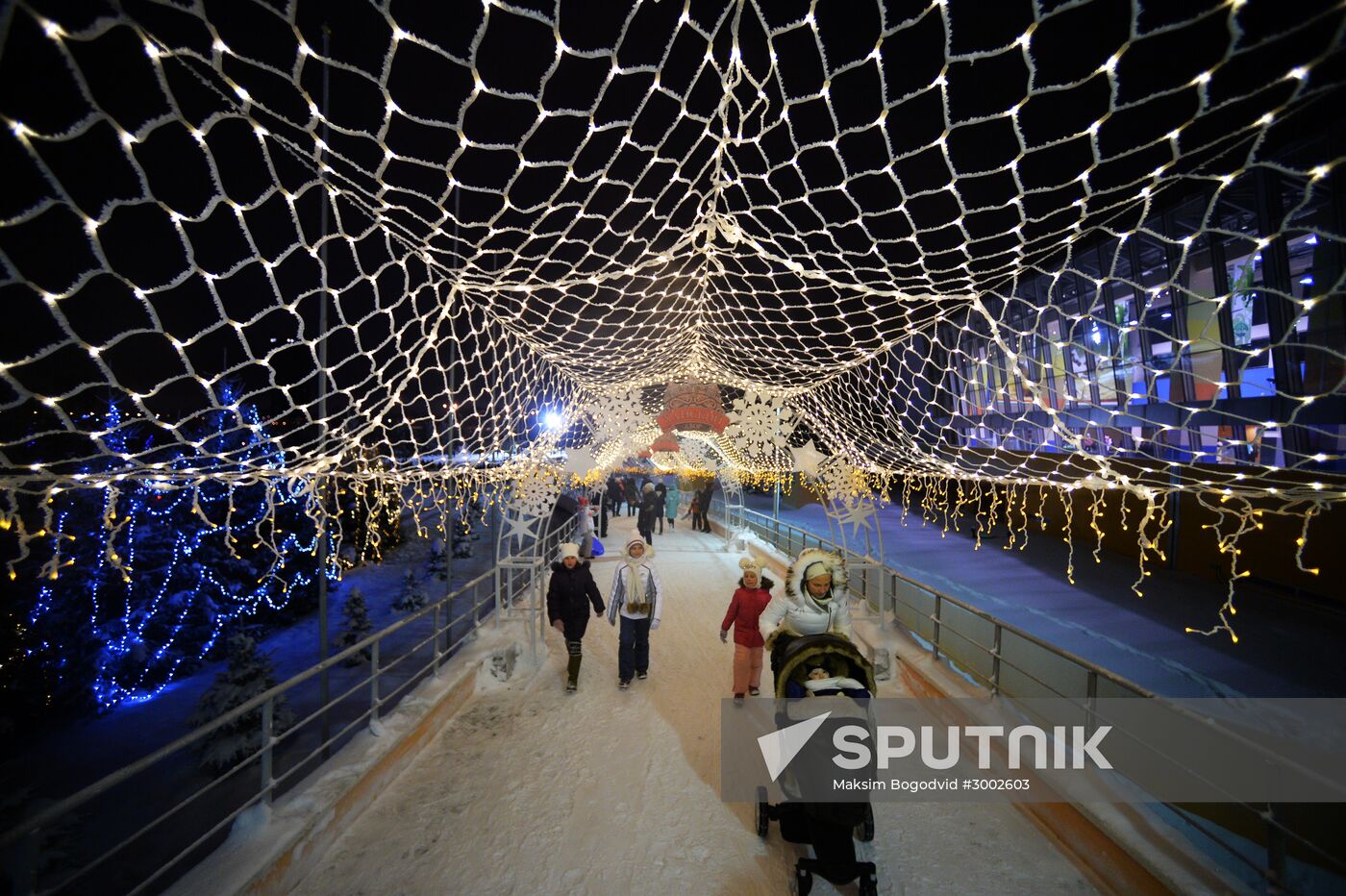 Khan's Court ethnic New Year village in Kazan