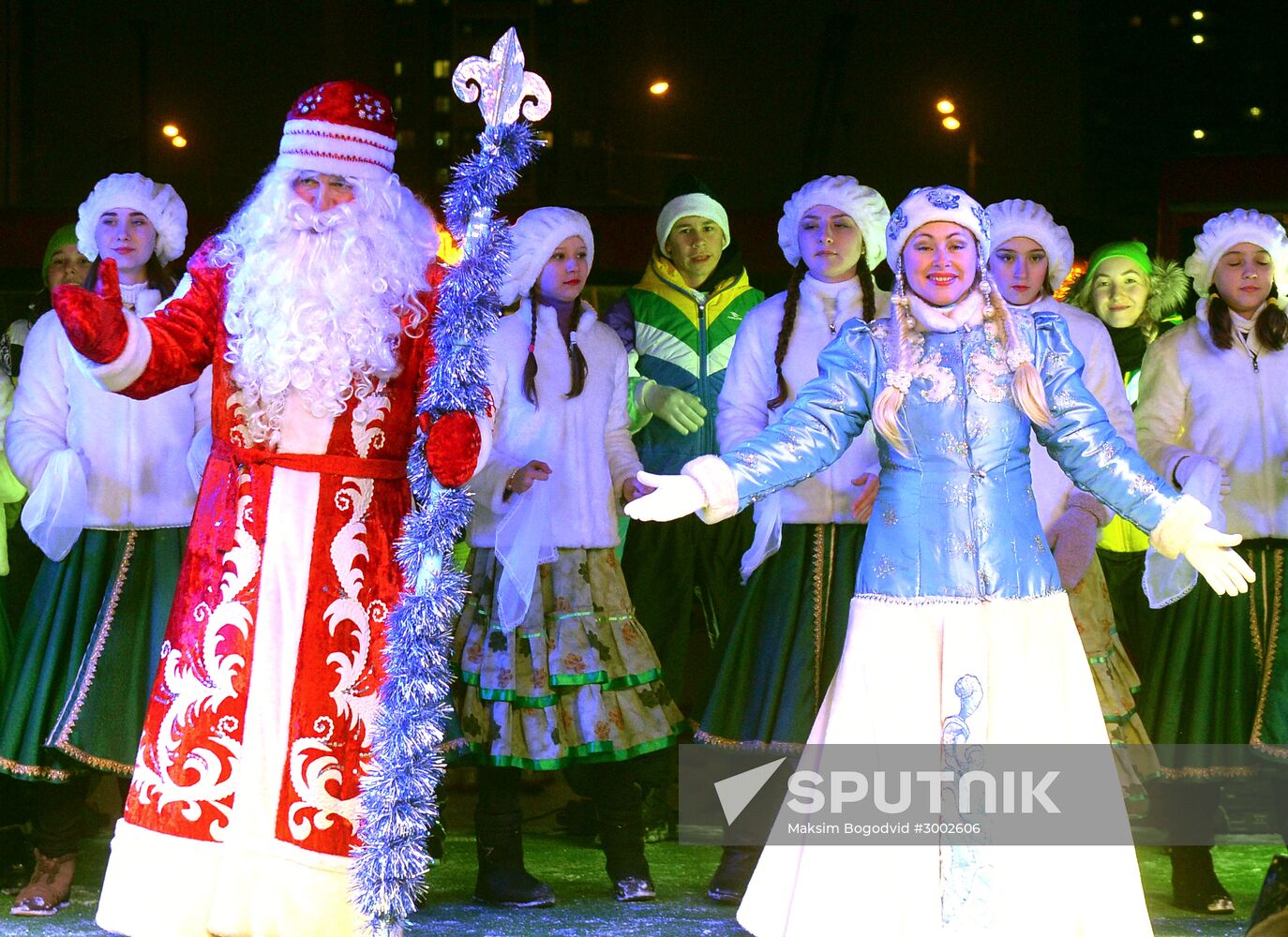 Khan's Court ethnic New Year village in Kazan