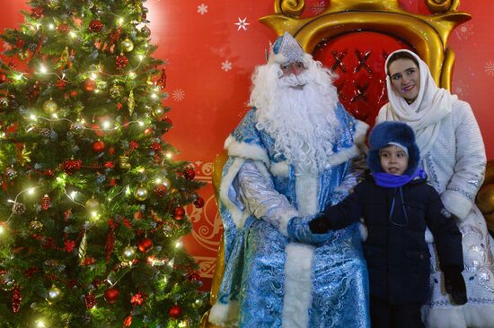 Khan's Court ethnic New Year village in Kazan