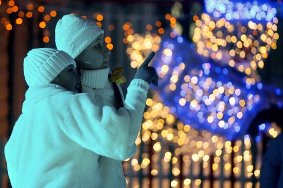 Khan's Court ethnic New Year village in Kazan