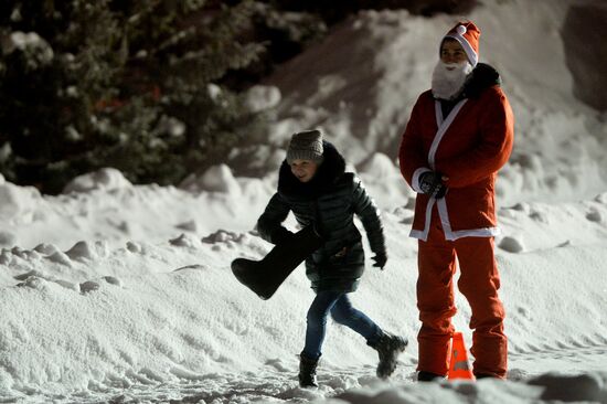 Khan's Court ethnic New Year village in Kazan