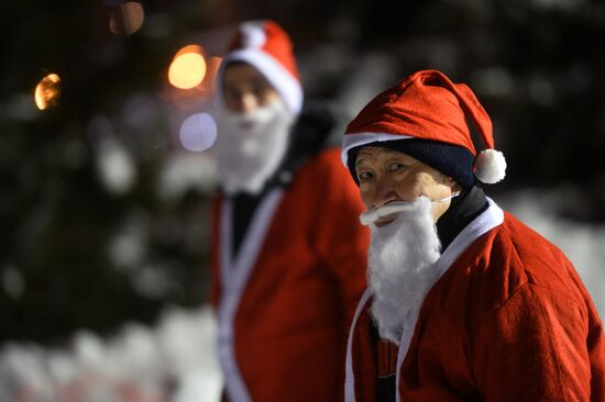 Khan's Court ethnic New Year village in Kazan