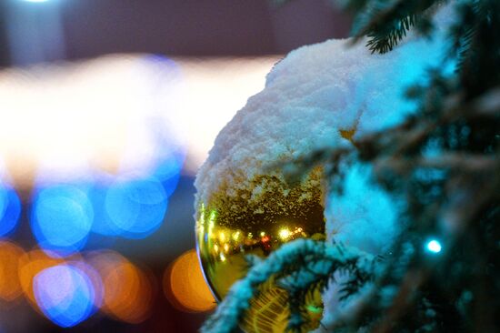 Khan's Court ethnic New Year village in Kazan