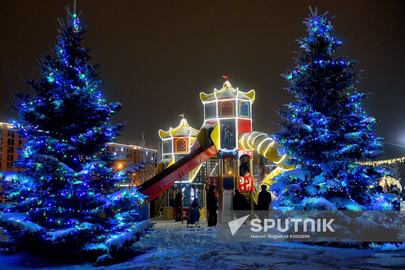 Khan's Court ethnic New Year village in Kazan