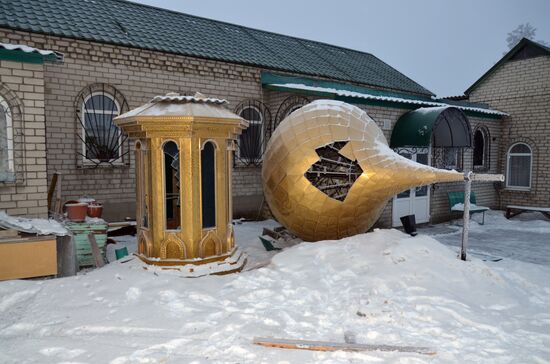 Aftermath of Debaltseve shelling in Donetsk Region