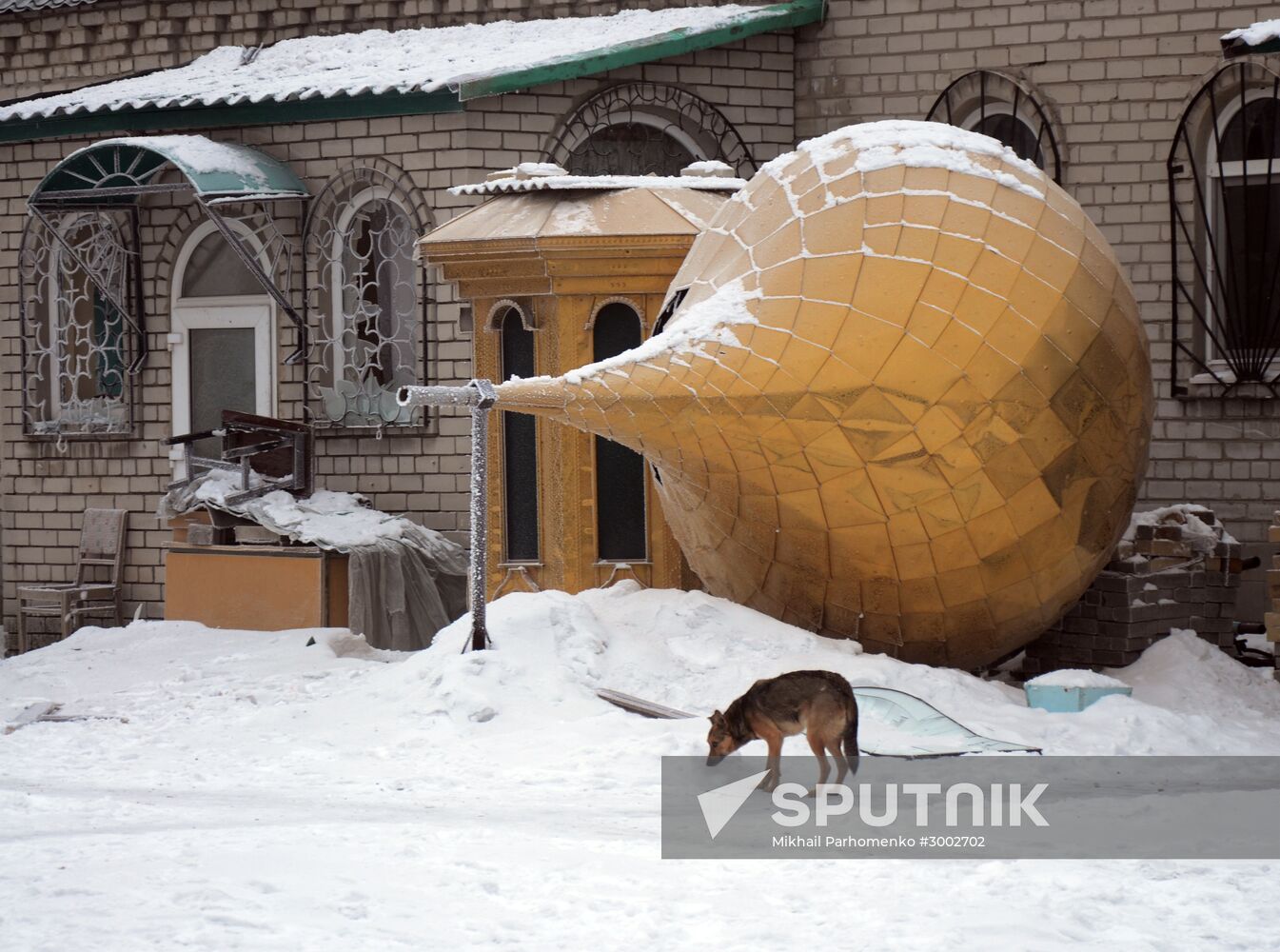 Aftermath of Debaltseve shelling in Donetsk Region