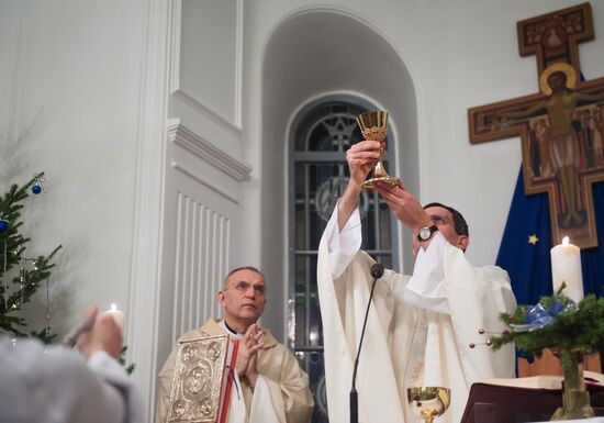 Catholic Christmas celebrations across Russia