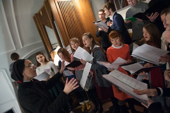 Catholic Christmas celebrations across Russia