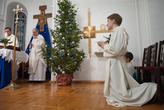 Catholic Christmas celebrations across Russia