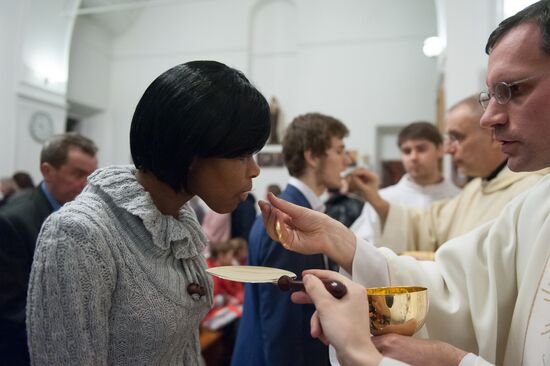 Catholic Christmas celebrations across Russia