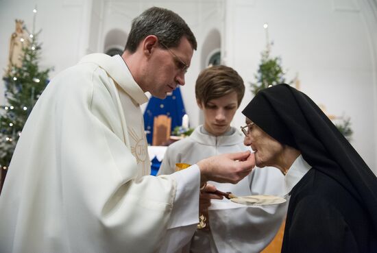 Catholic Christmas celebrations across Russia
