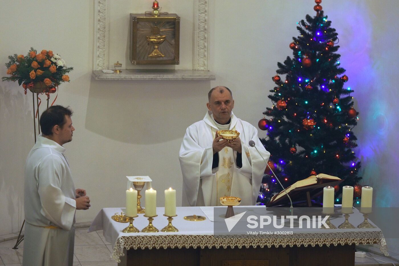 Catholic Christmas celebrations across Russia