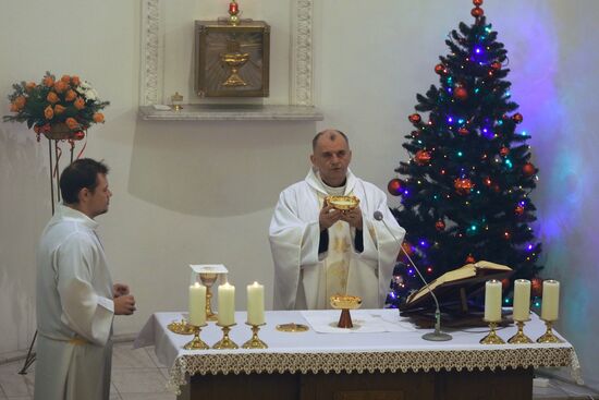 Catholic Christmas celebrations across Russia