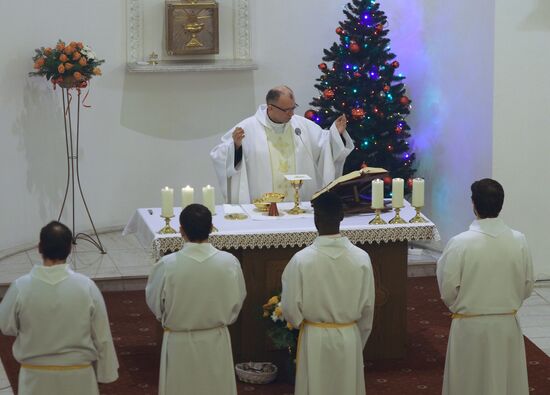 Catholic Christmas celebrations across Russia