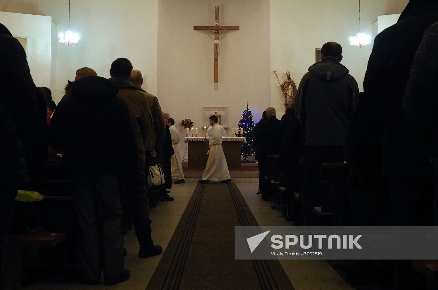 Catholic Christmas celebrations across Russia