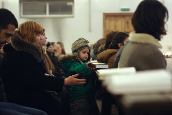 Catholic Christmas celebrations across Russia
