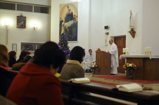Catholic Christmas celebrations across Russia