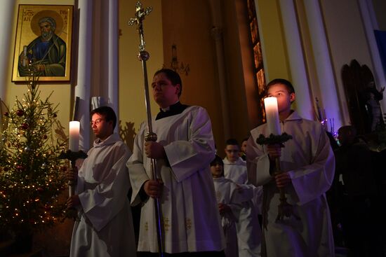 Catholics celebrate Christmas