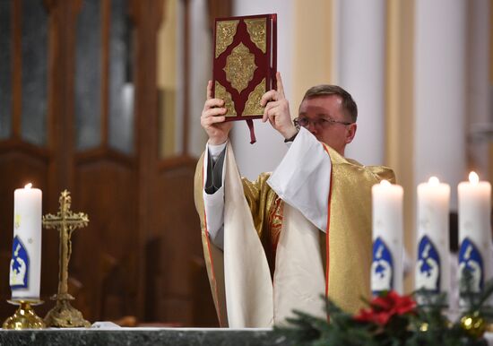 Catholics celebrate Christmas