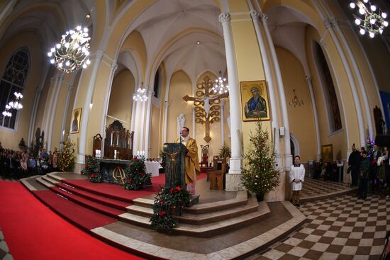 Catholics celebrate Christmas