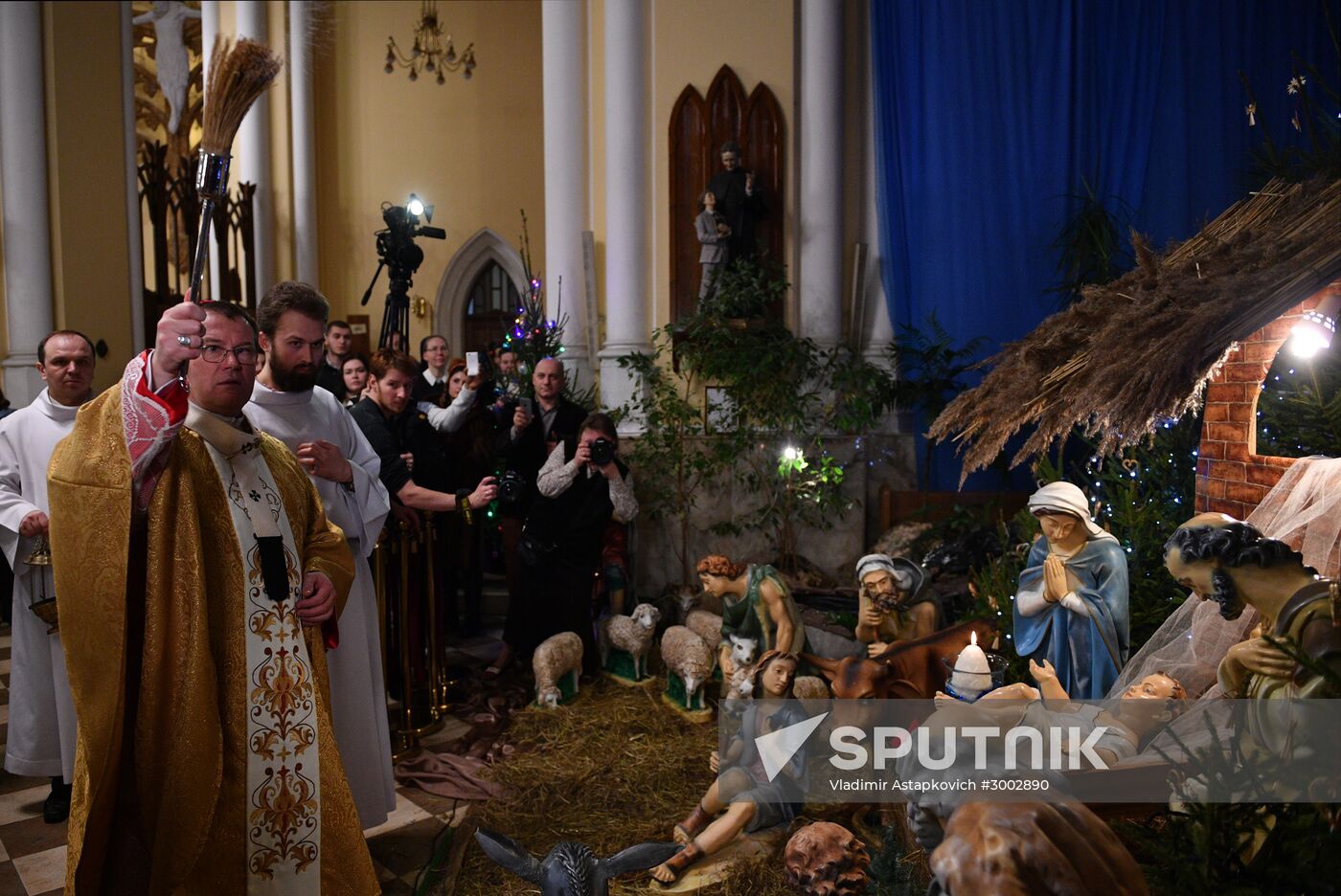 Catholics celebrate Christmas