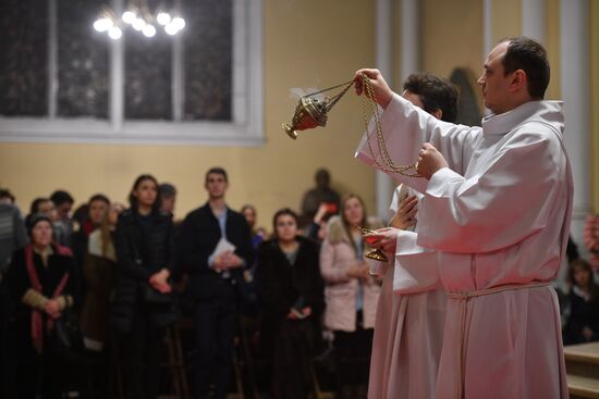 Catholics celebrate Christmas