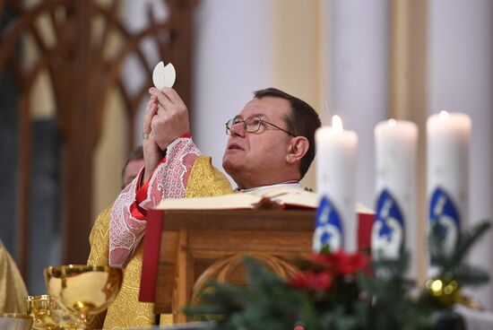 Catholics celebrate Christmas