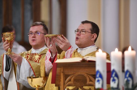 Catholics celebrate Christmas