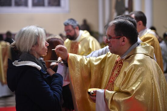 Catholics celebrate Christmas