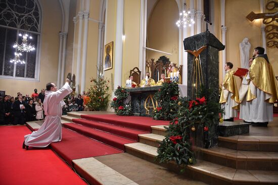 Catholics celebrate Christmas
