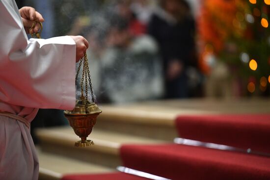 Catholics celebrate Christmas